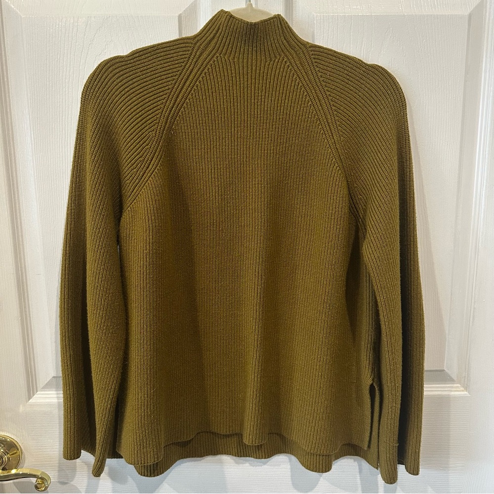 Olive Green Mockneck Sweater